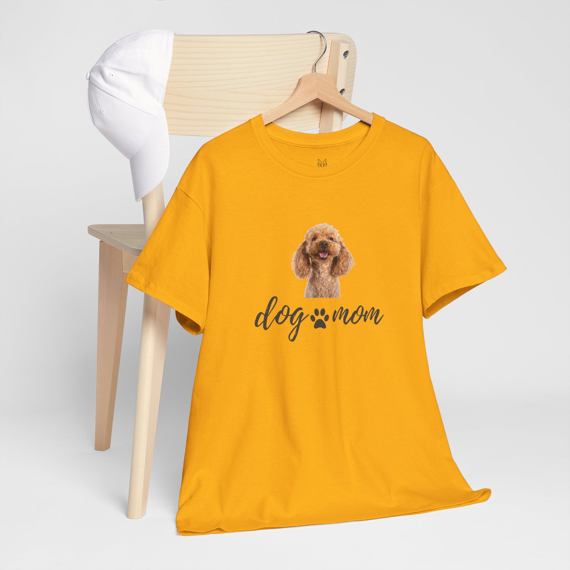 Dog Print Cotton T-Shirt – Cute Casual Tee for Dog Moms | Gift for Dog Lovers, Everyday Comfort, Pet Parent Apparel - Wolf Aura Co