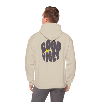 Good Vibes Unisex Hoodie - Cozy Sweatshirt, Casual Wear, Perfect Gift, Everyday Comfort, Trendy Fashion - Wolf Aura Co