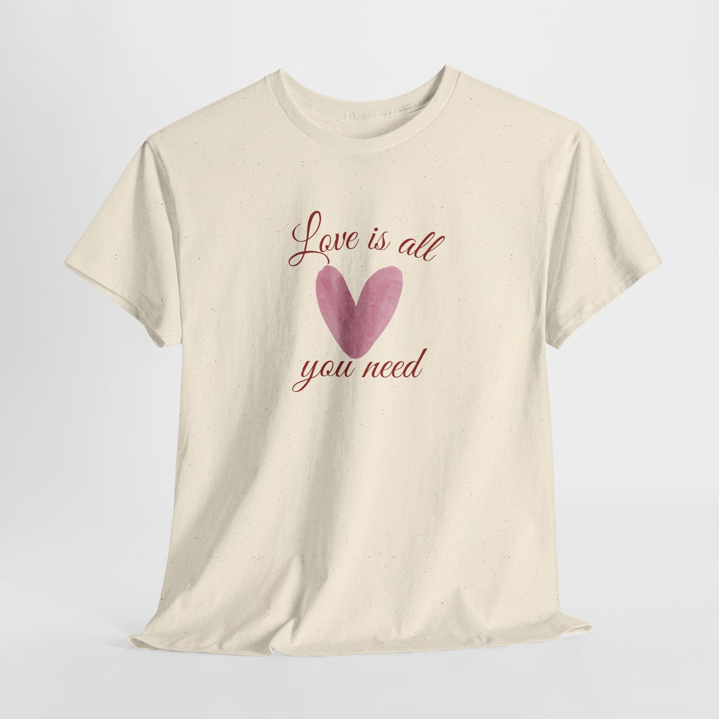 Love Is All You Need Heart Tee — Romantic Valentine’s Day T-Shirt
