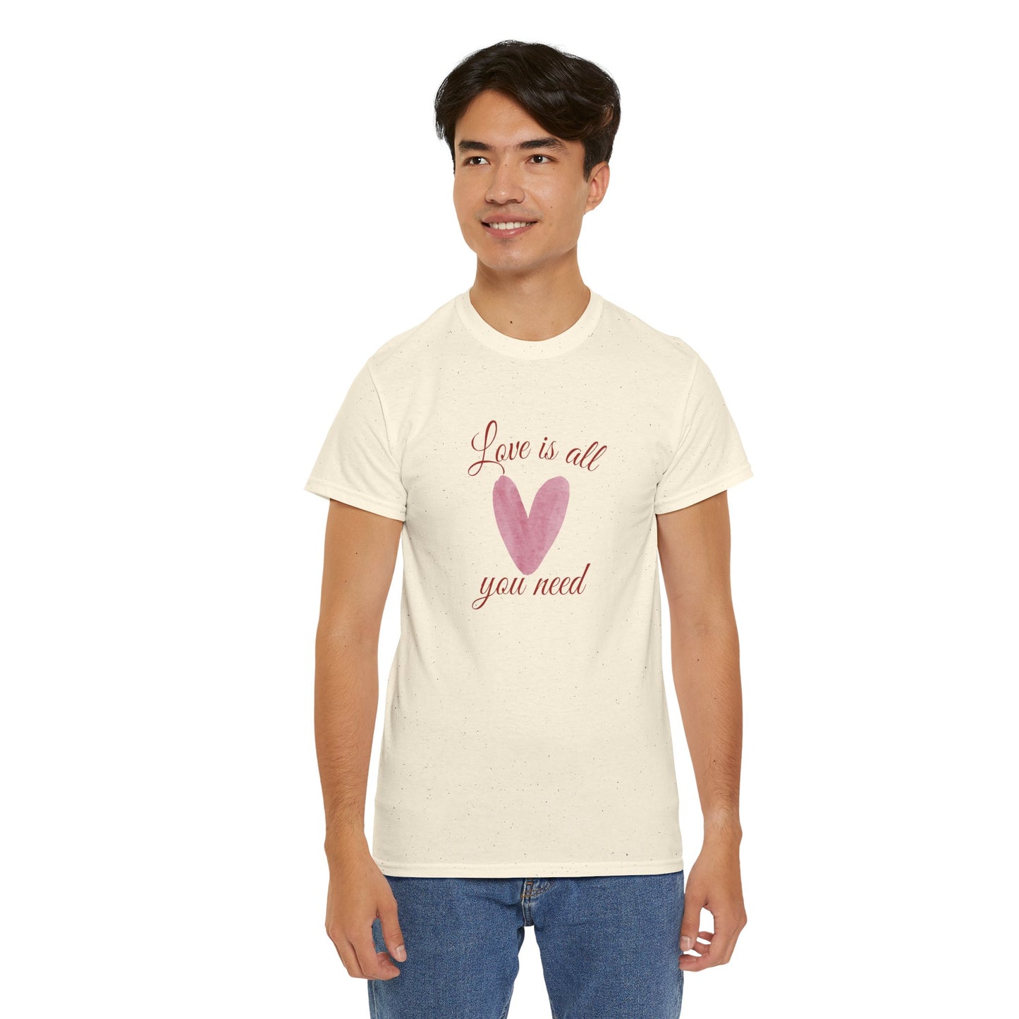 Love Is All You Need Heart Tee — Romantic Valentine’s Day T-Shirt