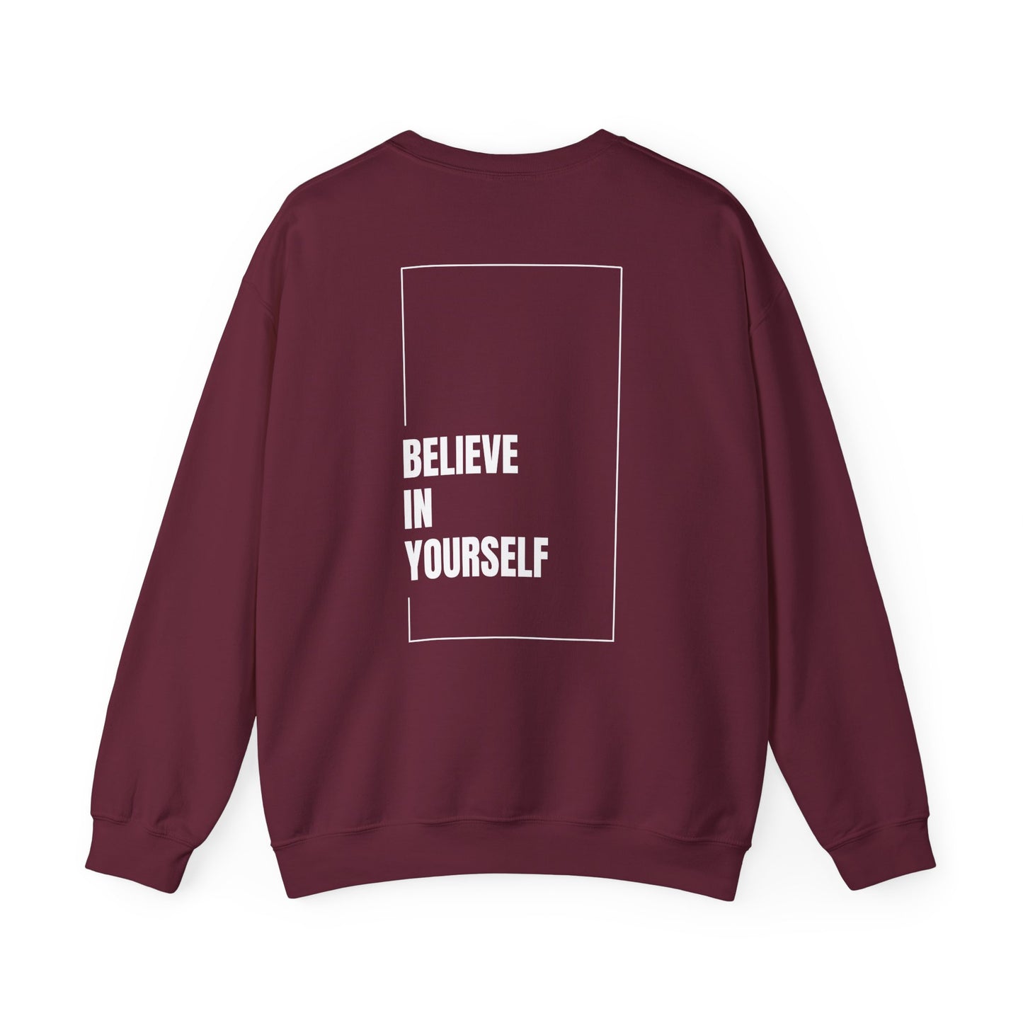 Unisex Motivational Hoodie - Believe In Yourself, Motivational Gift, Unisex Casual Wear, Cozy Style, Perfect for Everyday Wear, [...] - Wolf Aura Co