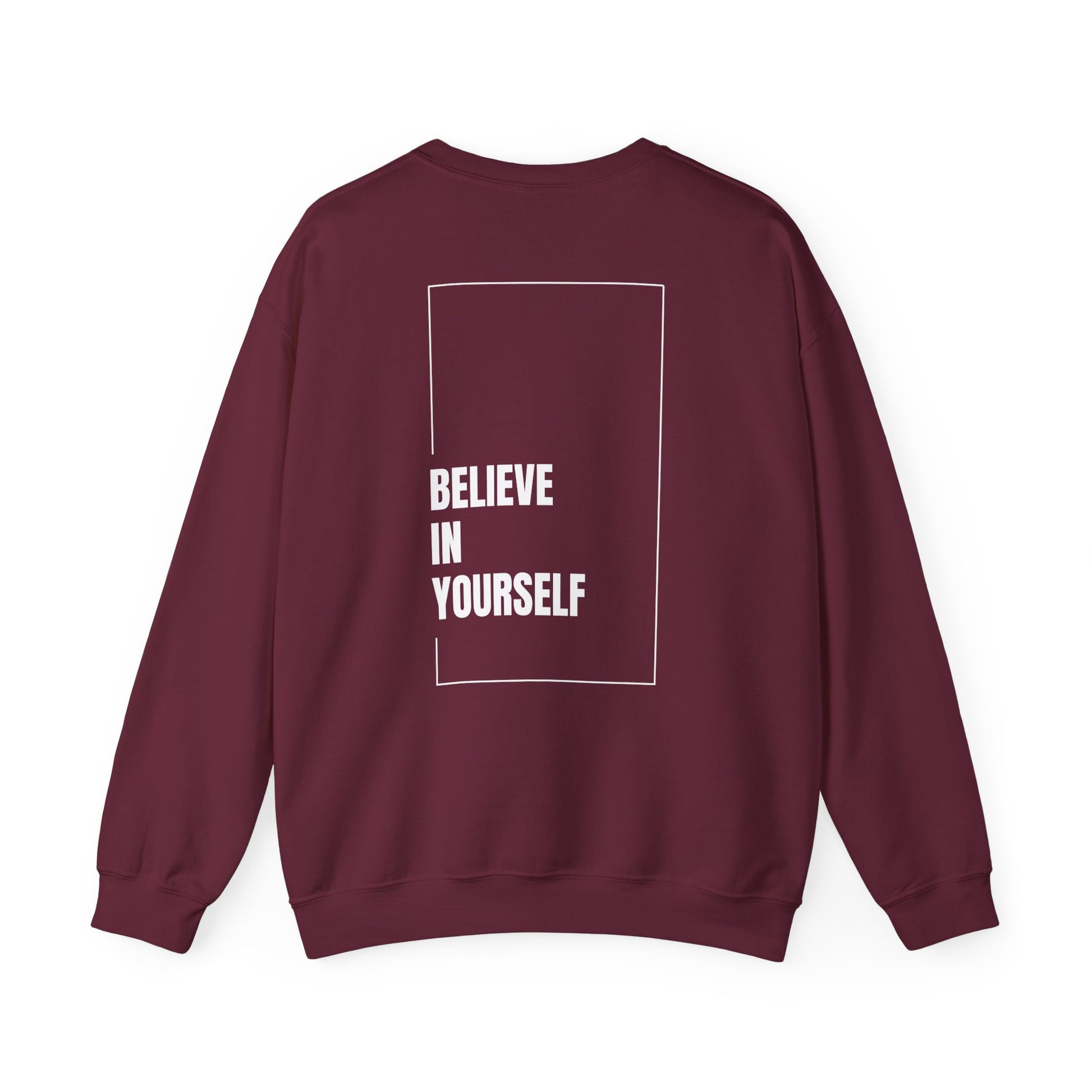 Unisex Motivational Hoodie - Believe In Yourself, Motivational Gift, Unisex Casual Wear, Cozy Style, Perfect for Everyday Wear, [...] - Wolf Aura Co