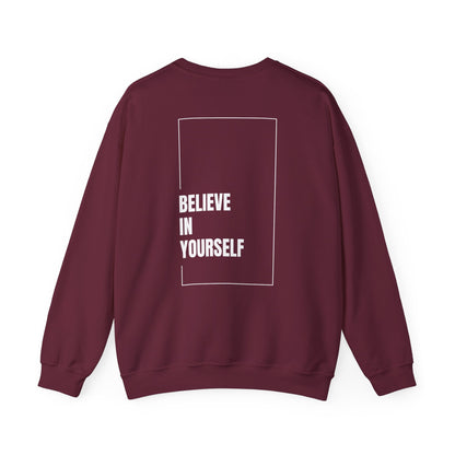 Unisex Motivational Hoodie - Believe In Yourself, Motivational Gift, Unisex Casual Wear, Cozy Style, Perfect for Everyday Wear, [...] - Wolf Aura Co