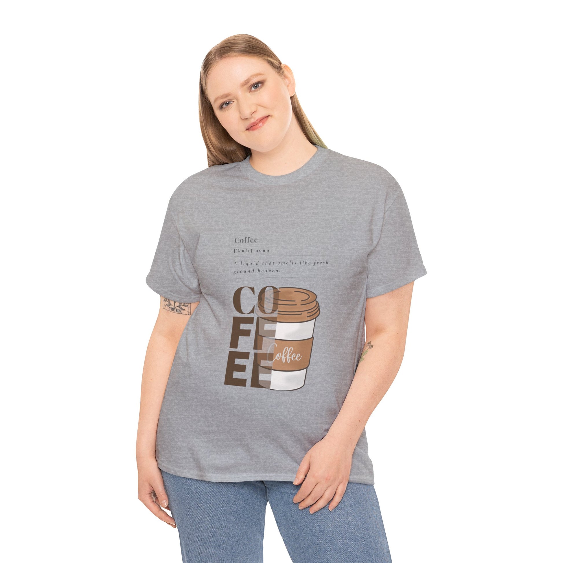 Fresh Brew Vibes Cotton T-Shirt – Casual Coffee Lovers Graphic Tee, Everyday Comfort, Barista Gift - Wolf Aura Co