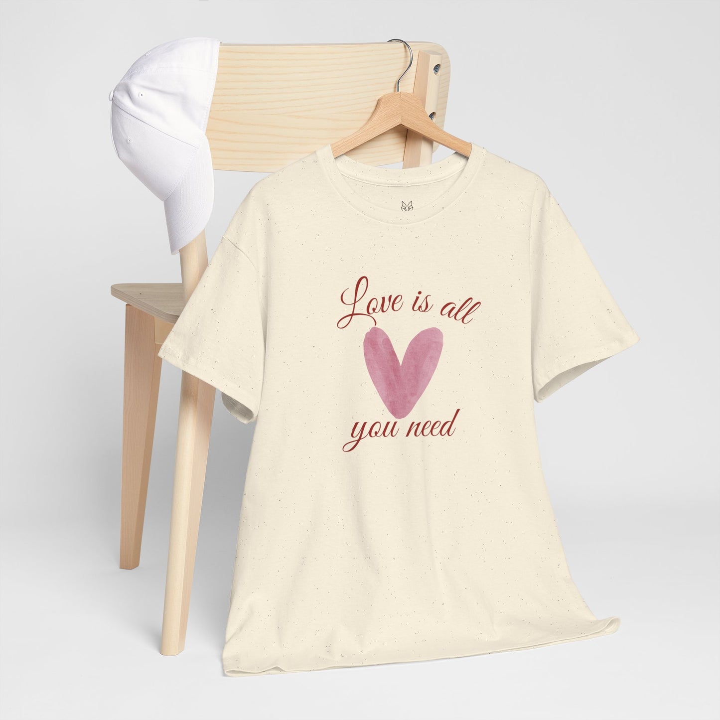 Love Is All You Need Heart Tee — Romantic Valentine’s Day T-Shirt