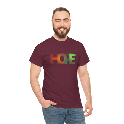 Unisex Hope Graphic Tee – Motivational Casual Wear - Wolf Aura Co