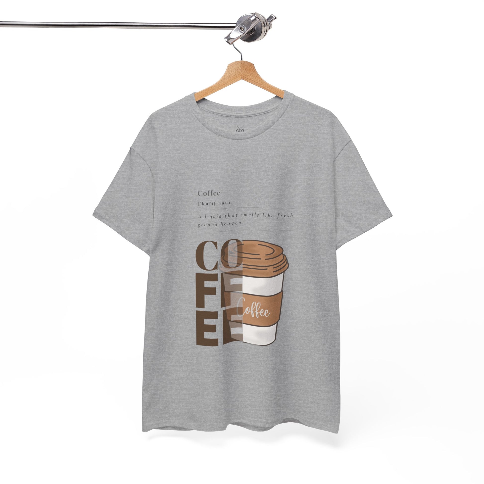 Fresh Brew Vibes Cotton T-Shirt – Casual Coffee Lovers Graphic Tee, Everyday Comfort, Barista Gift - Wolf Aura Co