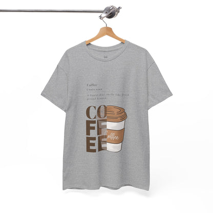Fresh Brew Vibes Cotton T-Shirt – Casual Coffee Lovers Graphic Tee, Everyday Comfort, Barista Gift - Wolf Aura Co