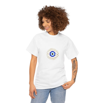 Casual Evil Eye Graphic Tee