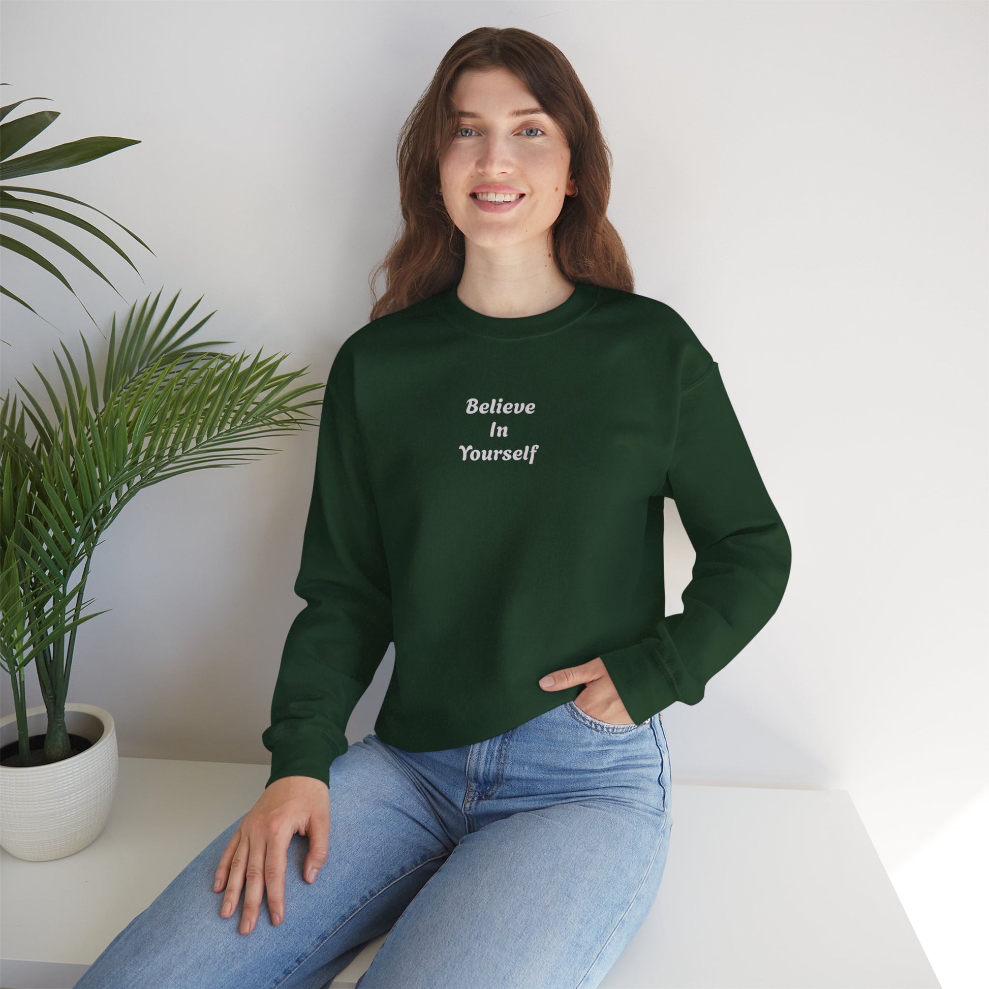 Unisex Motivational Hoodie - Believe In Yourself, Motivational Gift, Unisex Casual Wear, Cozy Style, Perfect for Everyday Wear, [...] - Wolf Aura Co