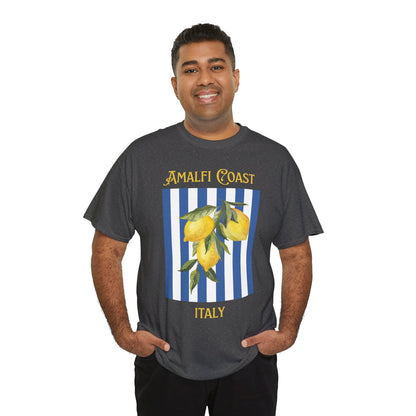 Unisex Amalfi Coast T-Shirt – Casual Coastal Graphic Tee - Wolf Aura Co
