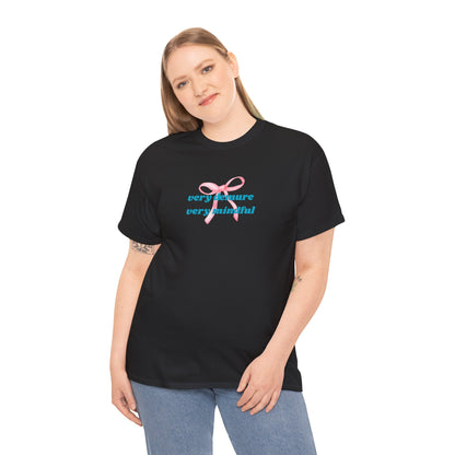 Very Demure, Very Mindful Print Tee – Cozy & Stylish - Wolf Aura Co