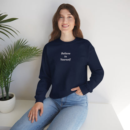 Unisex Motivational Hoodie - Believe In Yourself, Motivational Gift, Unisex Casual Wear, Cozy Style, Perfect for Everyday Wear, [...] - Wolf Aura Co