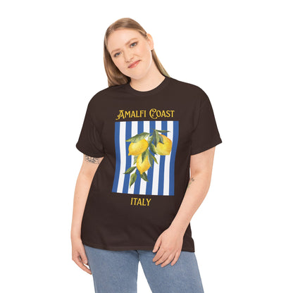 Unisex Amalfi Coast T-Shirt – Casual Coastal Graphic Tee - Wolf Aura Co