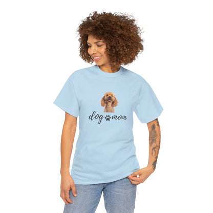 Dog Print Cotton T-Shirt – Cute Casual Tee for Dog Moms | Gift for Dog Lovers, Everyday Comfort, Pet Parent Apparel - Wolf Aura Co