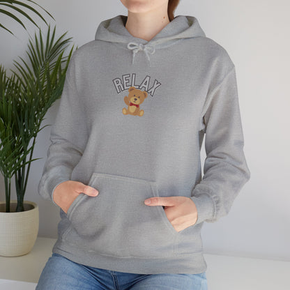Teddy Bear Graphic Hoodie – Relaxation Sweatshirt for Men & Women - Wolf Aura Co