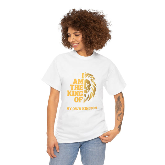 Lion Print Cotton T-Shirt – Fierce Graphic Tee, Casual Everyday Wear, Animal Lover Gift - Wolf Aura Co