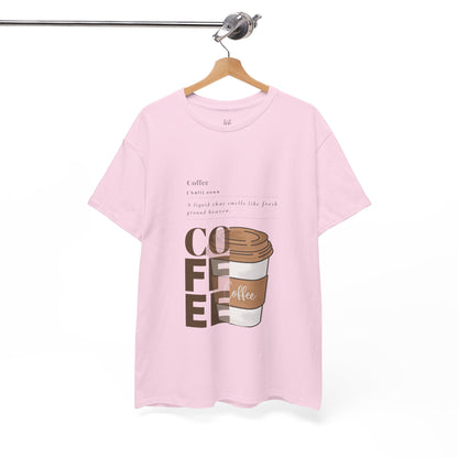 Fresh Brew Vibes Cotton T-Shirt – Casual Coffee Lovers Graphic Tee, Everyday Comfort, Barista Gift - Wolf Aura Co