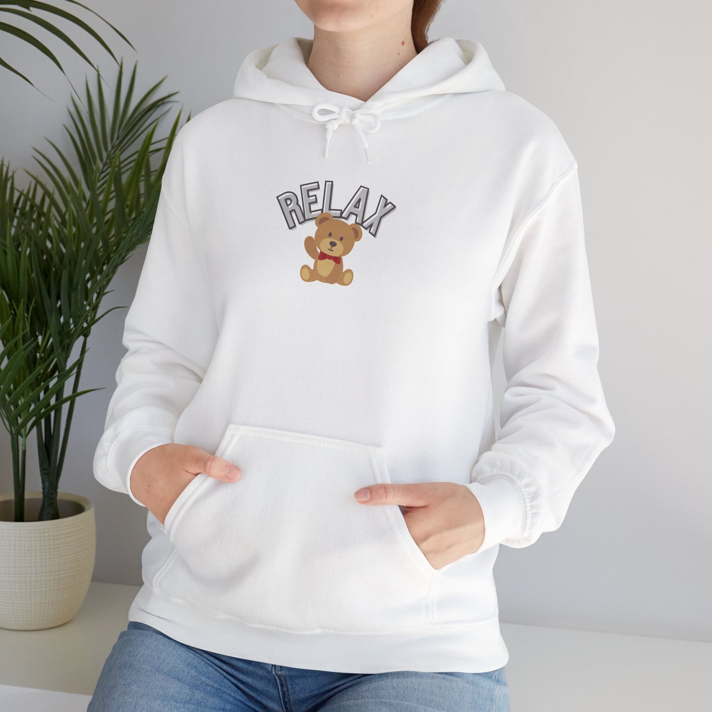 Teddy Bear Graphic Hoodie – Relaxation Sweatshirt for Men & Women - Wolf Aura Co