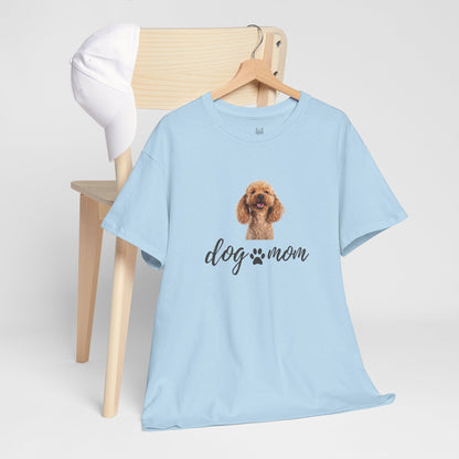 Dog Print Cotton T-Shirt – Cute Casual Tee for Dog Moms | Gift for Dog Lovers, Everyday Comfort, Pet Parent Apparel - Wolf Aura Co