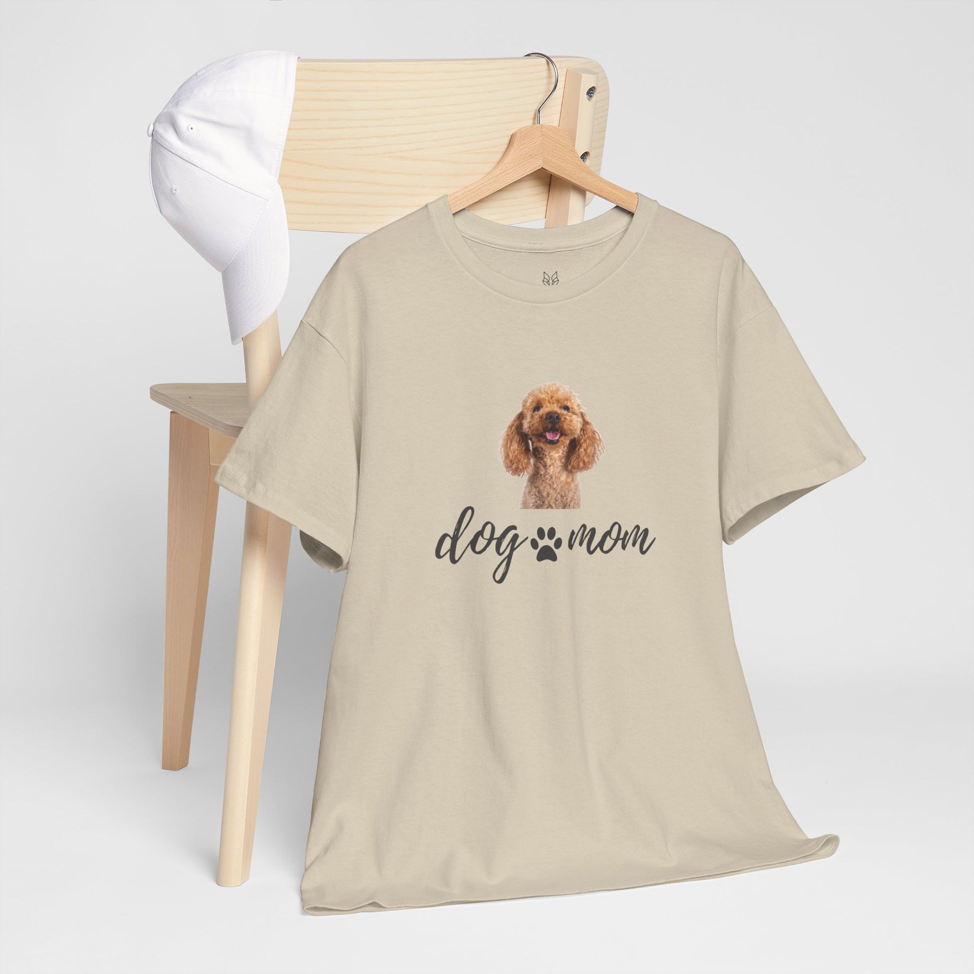 Dog Print Cotton T-Shirt – Cute Casual Tee for Dog Moms | Gift for Dog Lovers, Everyday Comfort, Pet Parent Apparel - Wolf Aura Co
