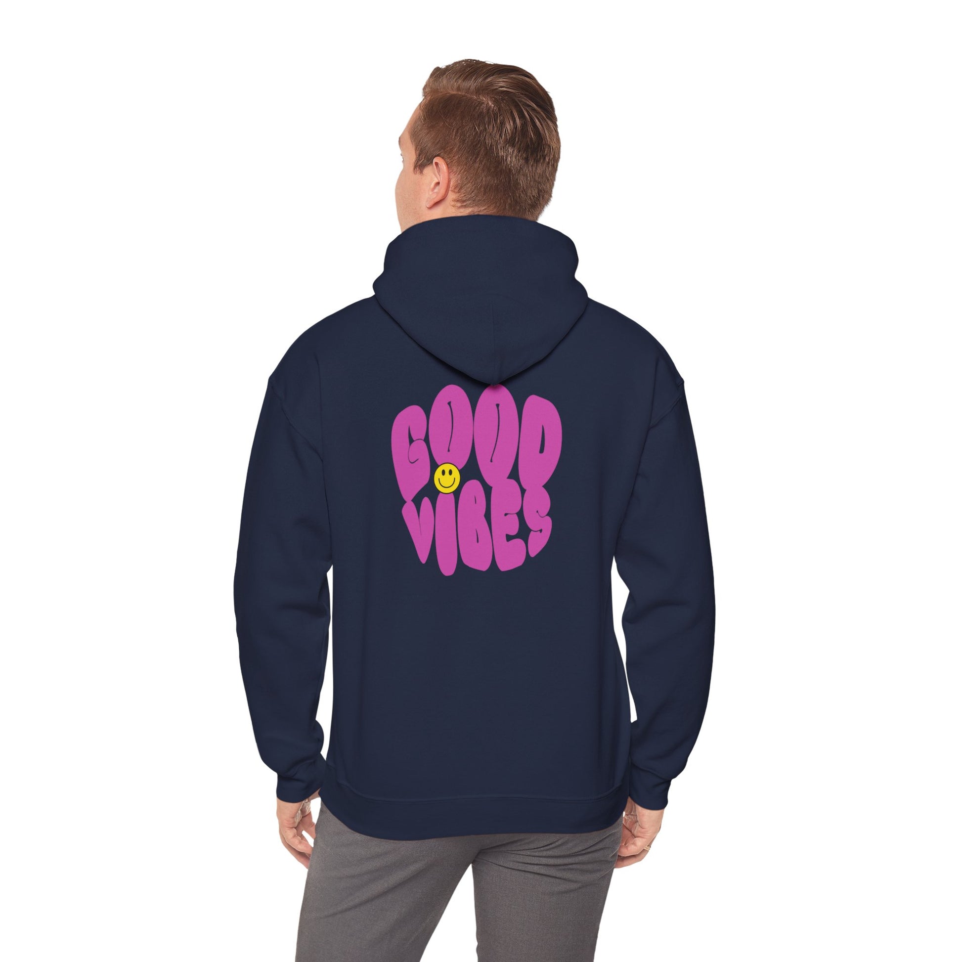 Good Vibes Unisex Hoodie - Cozy Sweatshirt, Casual Wear, Perfect Gift, Everyday Comfort, Trendy Fashion - Wolf Aura Co