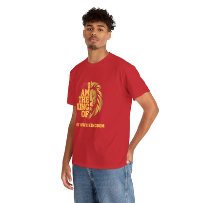 Lion Print Cotton T-Shirt – Fierce Graphic Tee, Casual Everyday Wear, Animal Lover Gift - Wolf Aura Co