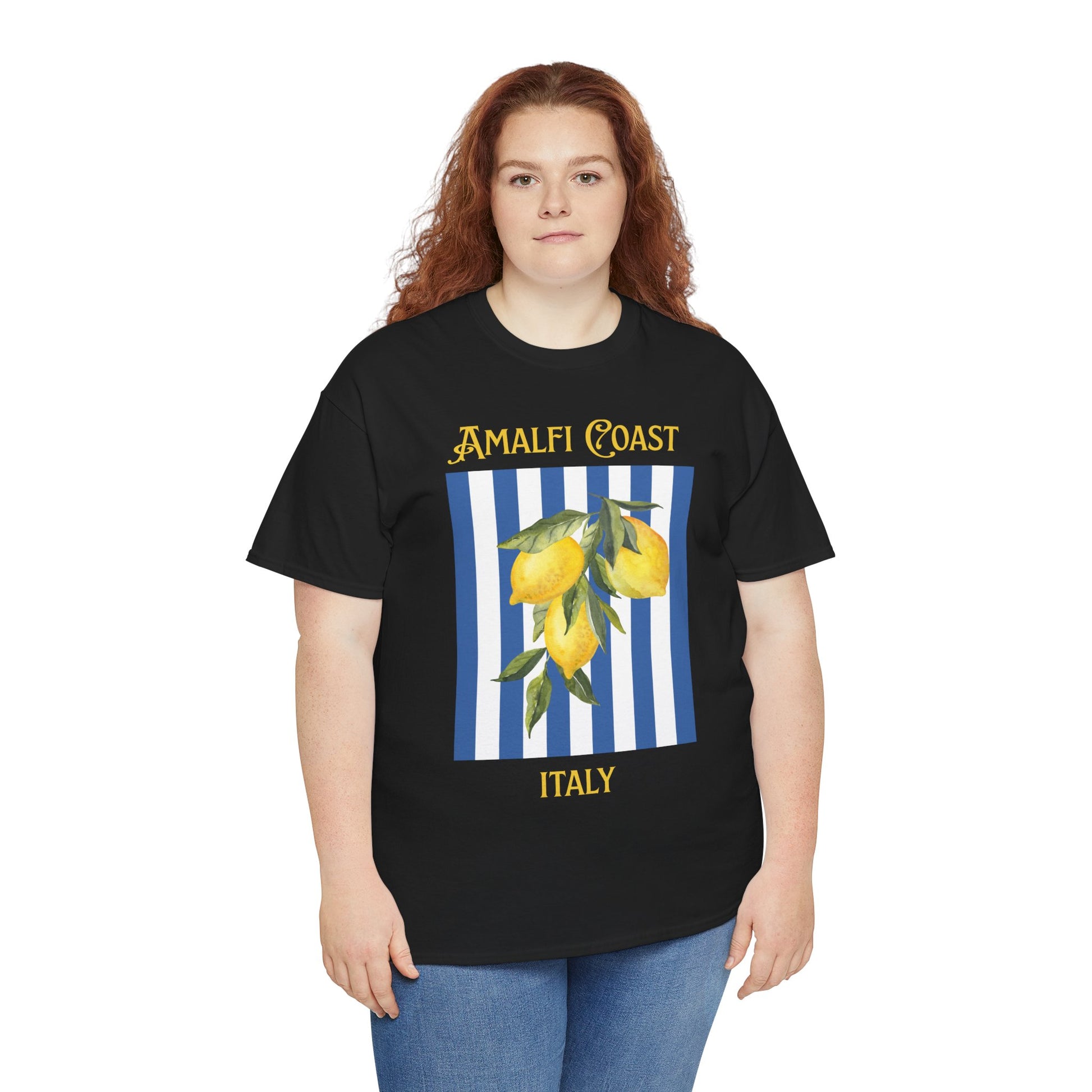 Unisex Amalfi Coast T-Shirt – Casual Coastal Graphic Tee - Wolf Aura Co