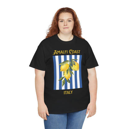 Unisex Amalfi Coast T-Shirt – Casual Coastal Graphic Tee - Wolf Aura Co