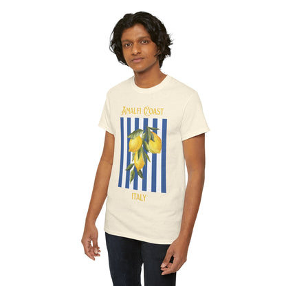 Unisex Amalfi Coast T-Shirt – Casual Coastal Graphic Tee - Wolf Aura Co