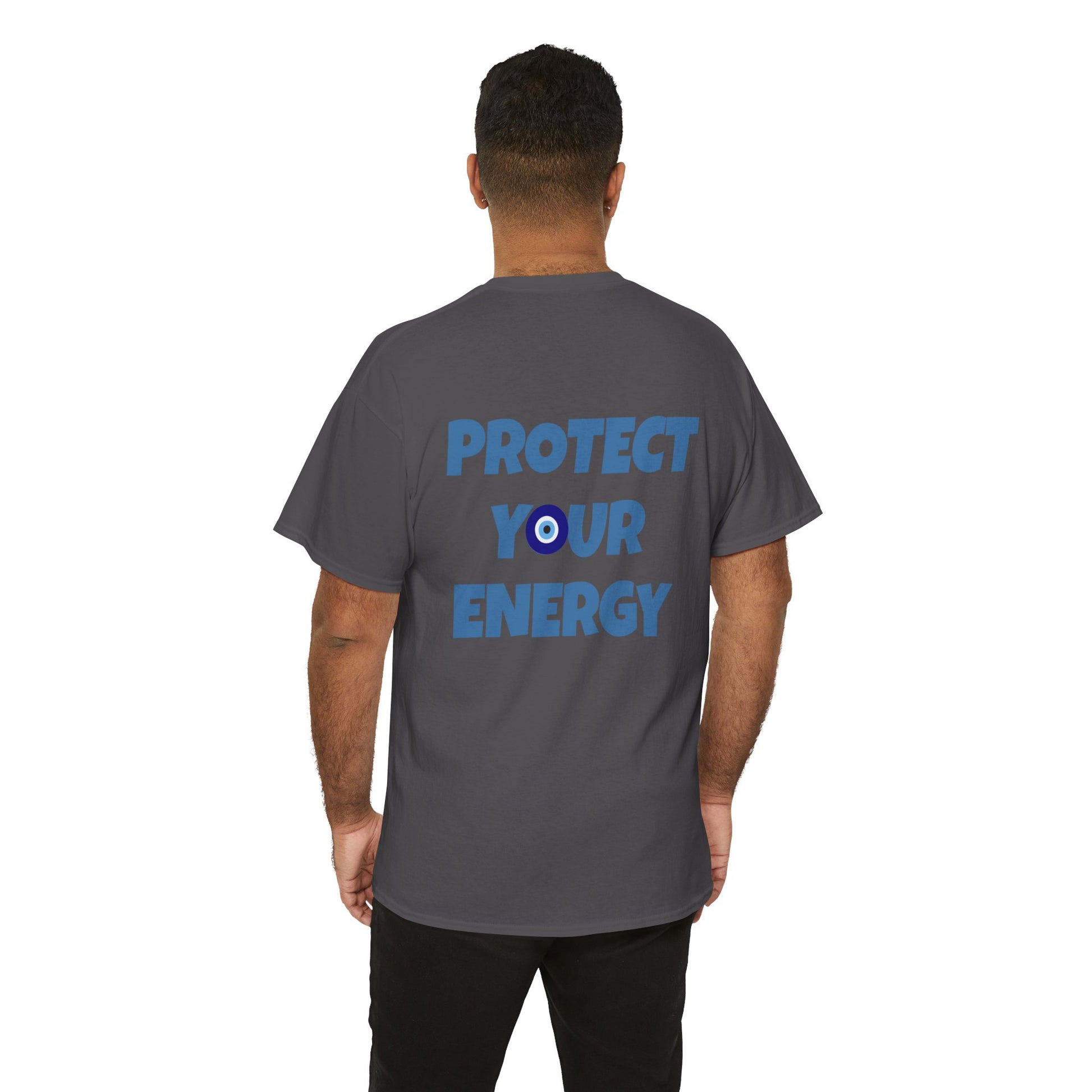 Evil Eye Graphic Tee – Unisex Casual Cotton T-Shirt | Protect Your Energy Shirt, Positive Vibes Apparel, Spiritual Gift - Wolf Aura Co