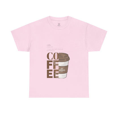 Fresh Brew Vibes Unisex Cotton Tee – Casual Coffee Lover’s T-Shirt