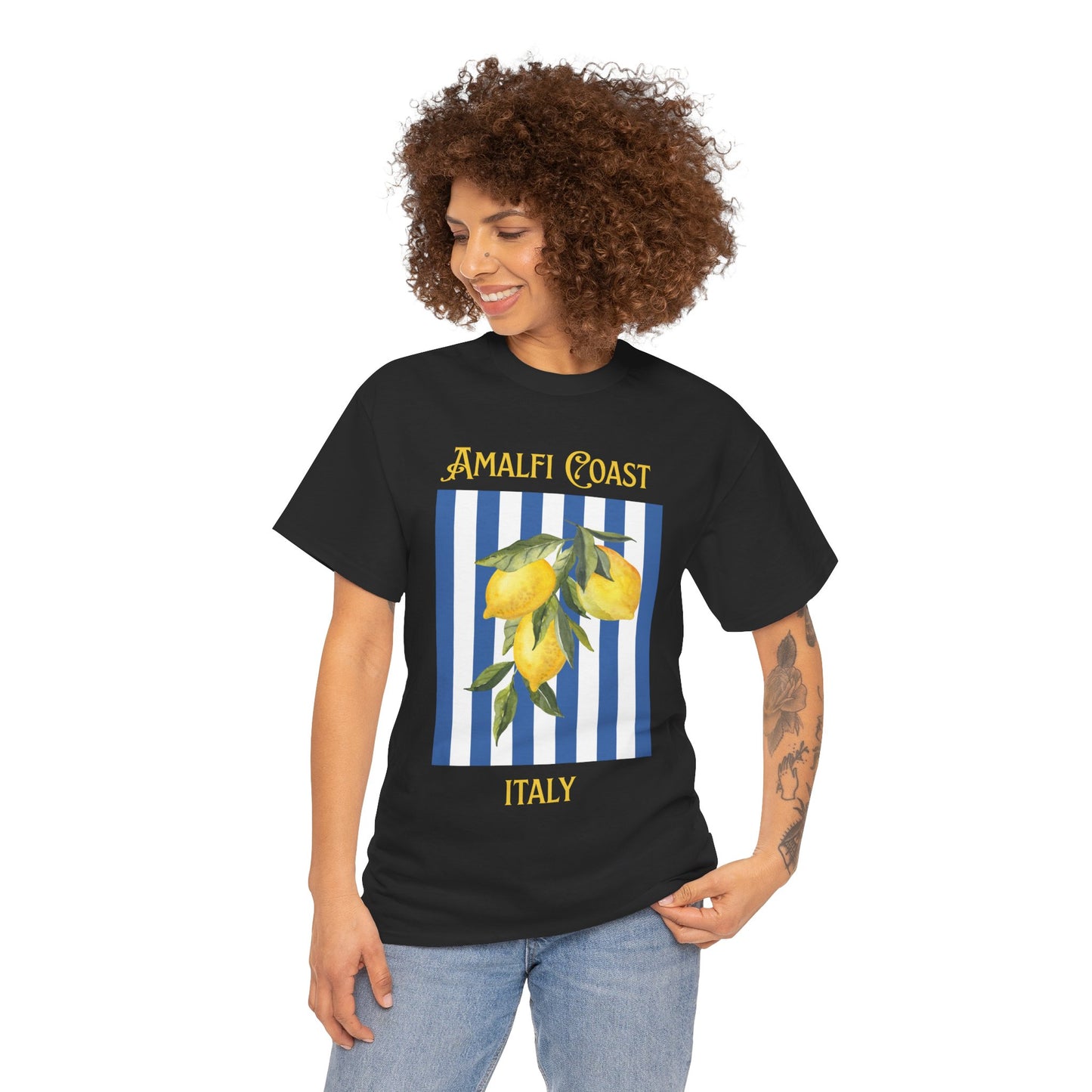 Amalfi Coast Print Tee