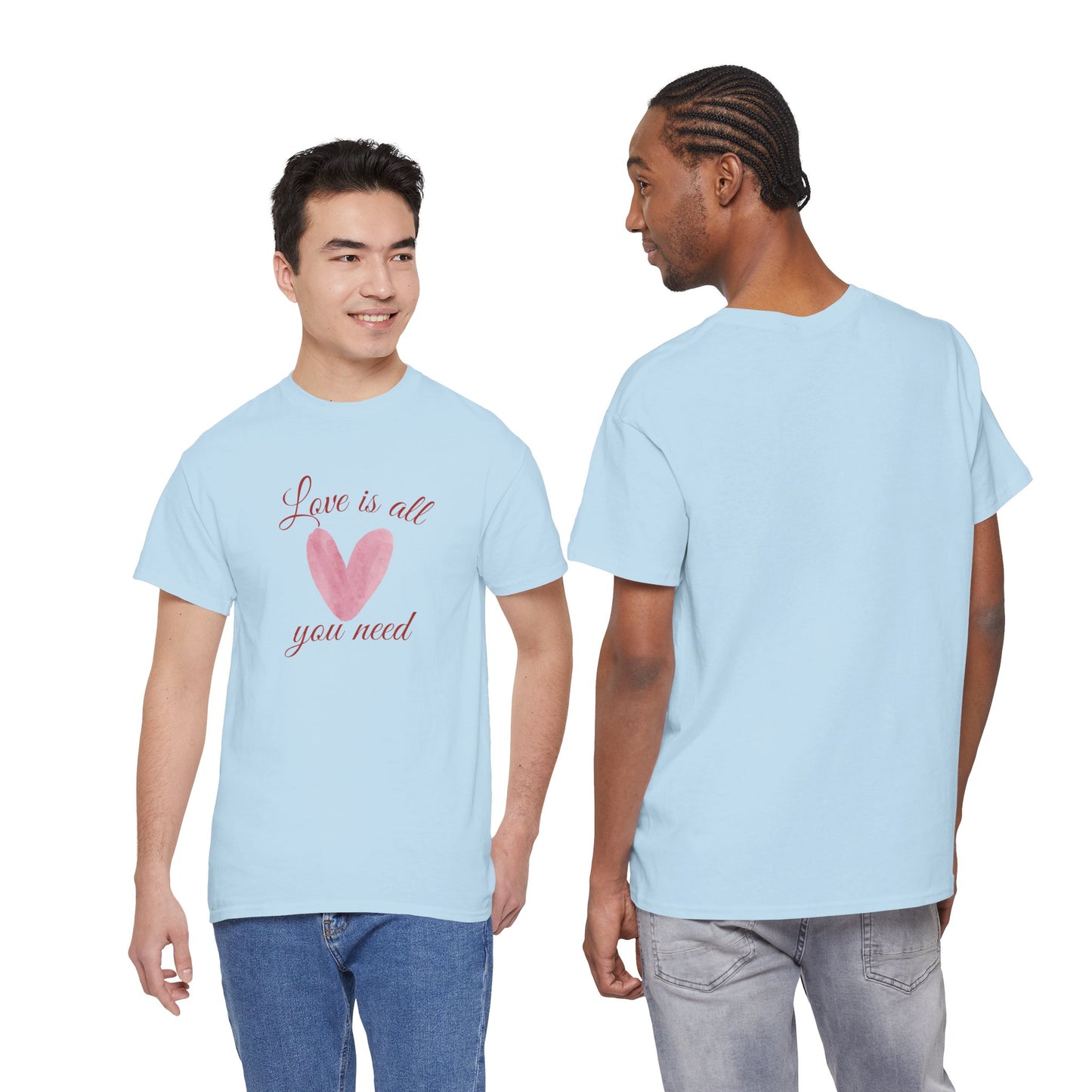 Love Is All You Need Heart Tee — Romantic Valentine’s Day T-Shirt