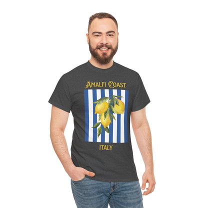 Unisex Amalfi Coast T-Shirt – Casual Coastal Graphic Tee - Wolf Aura Co