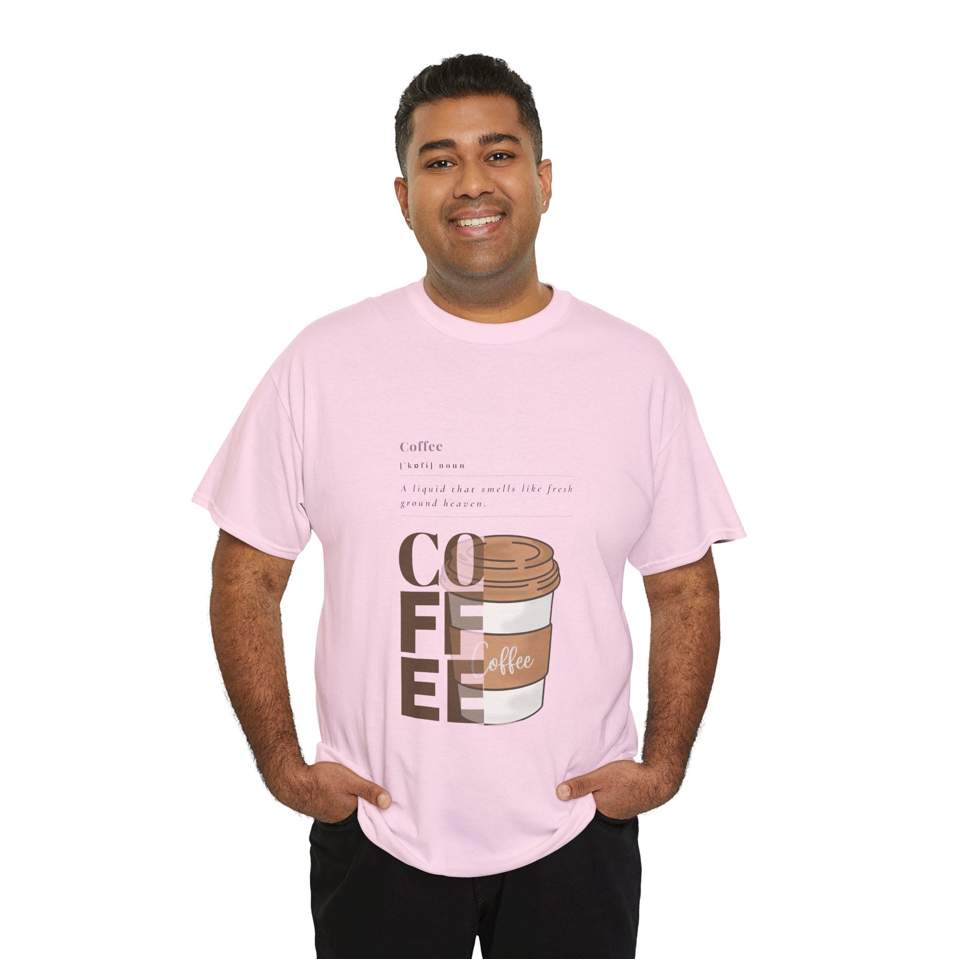 Fresh Brew Vibes Cotton T-Shirt – Casual Coffee Lovers Graphic Tee, Everyday Comfort, Barista Gift - Wolf Aura Co