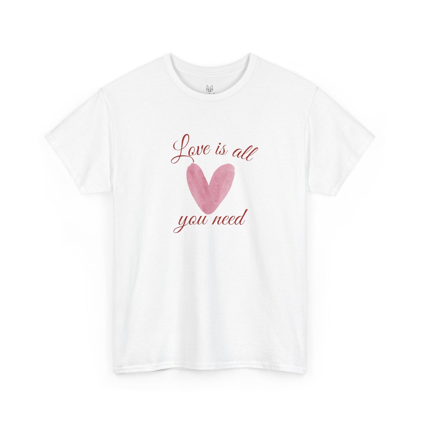 Love Is All You Need Heart Tee — Romantic Valentine’s Day T-Shirt