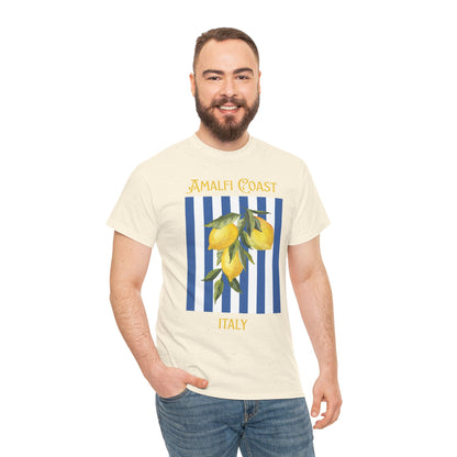 Unisex Amalfi Coast T-Shirt – Casual Coastal Graphic Tee - Wolf Aura Co