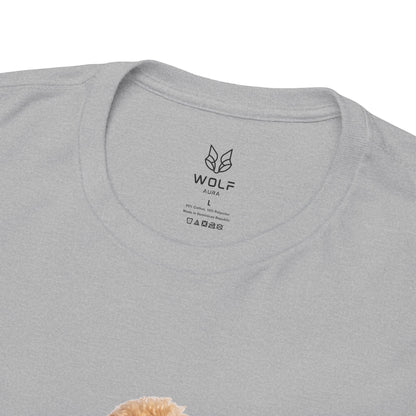 Dog Print Cotton T-Shirt – Cute Casual Tee for Dog Moms | Gift for Dog Lovers, Everyday Comfort, Pet Parent Apparel - Wolf Aura Co