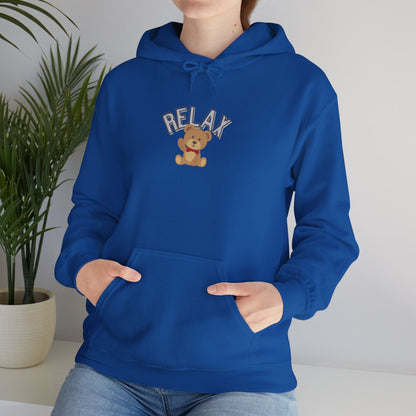 Teddy Bear Graphic Hoodie – Relaxation Sweatshirt for Men & Women - Wolf Aura Co