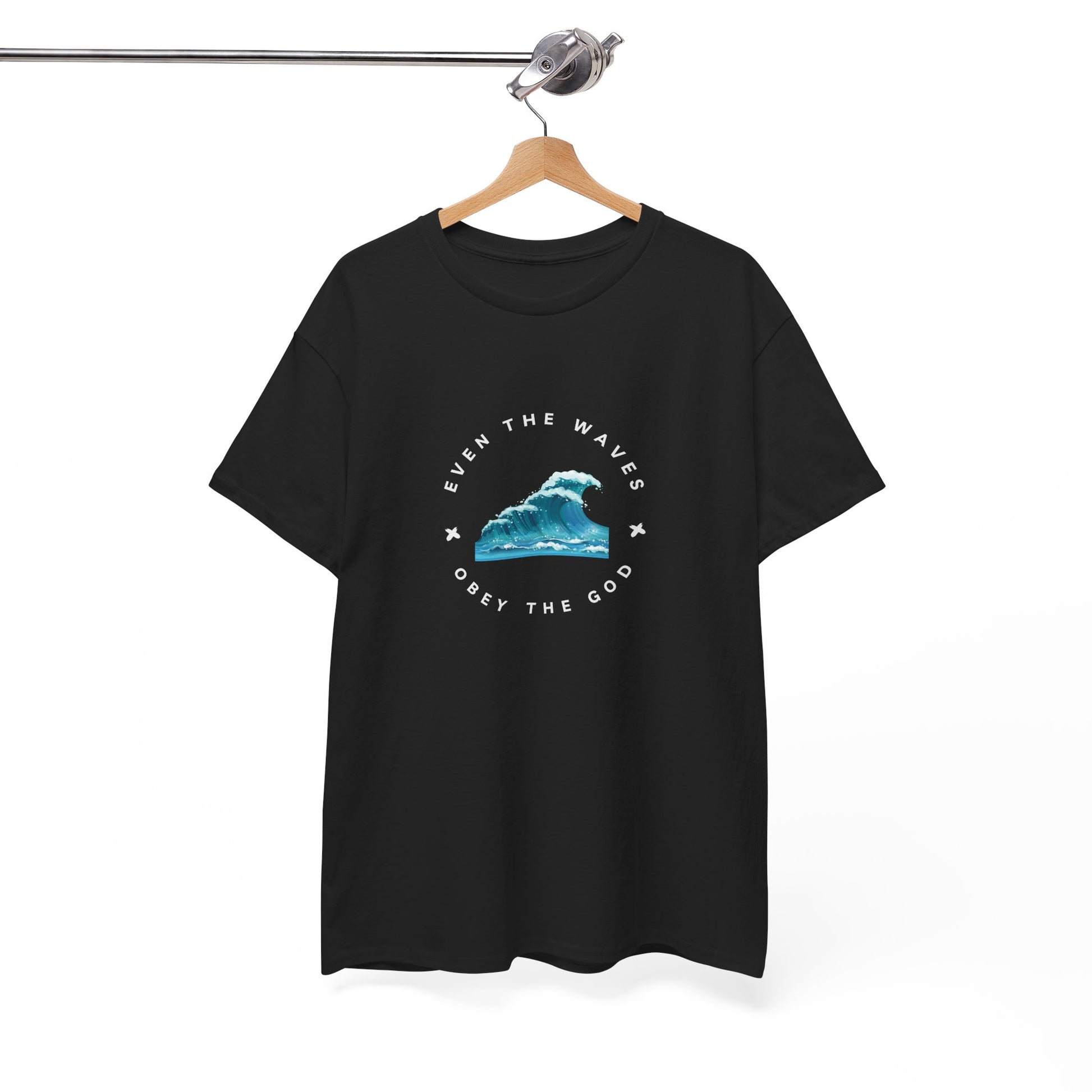 Wave Unisex Tee – Casual Cotton T-Shirt for Everyday Comfort - Wolf Aura Co