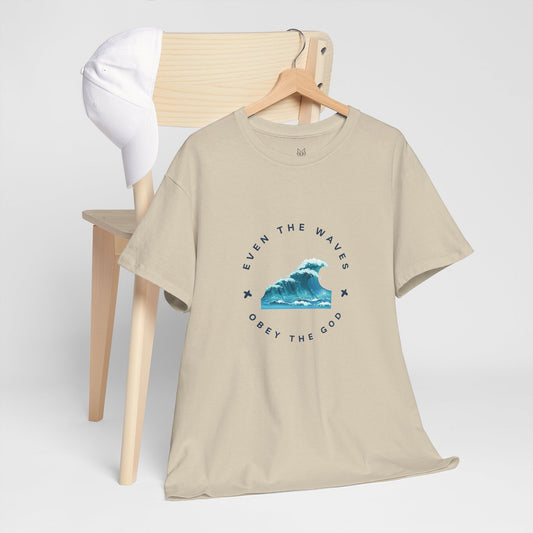 Wave Unisex Tee – Casual Cotton T-Shirt for Everyday Comfort - Wolf Aura Co