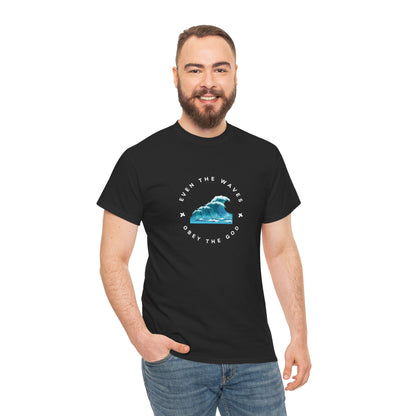 Wave Unisex Tee – Casual Cotton T-Shirt for Everyday Comfort - Wolf Aura Co