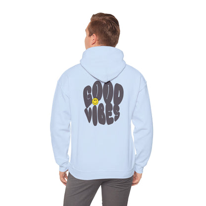 Good Vibes Unisex Hoodie - Cozy Sweatshirt, Casual Wear, Perfect Gift, Everyday Comfort, Trendy Fashion - Wolf Aura Co