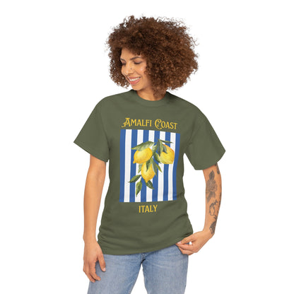 Unisex Amalfi Coast T-Shirt – Casual Coastal Graphic Tee - Wolf Aura Co