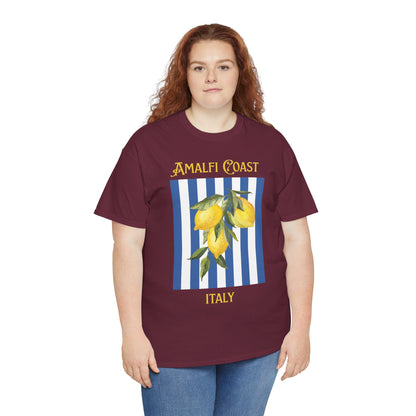 Unisex Amalfi Coast T-Shirt – Casual Coastal Graphic Tee - Wolf Aura Co