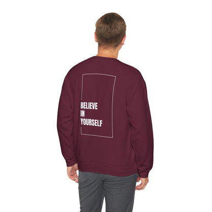 Unisex Motivational Hoodie - Believe In Yourself, Motivational Gift, Unisex Casual Wear, Cozy Style, Perfect for Everyday Wear, [...] - Wolf Aura Co