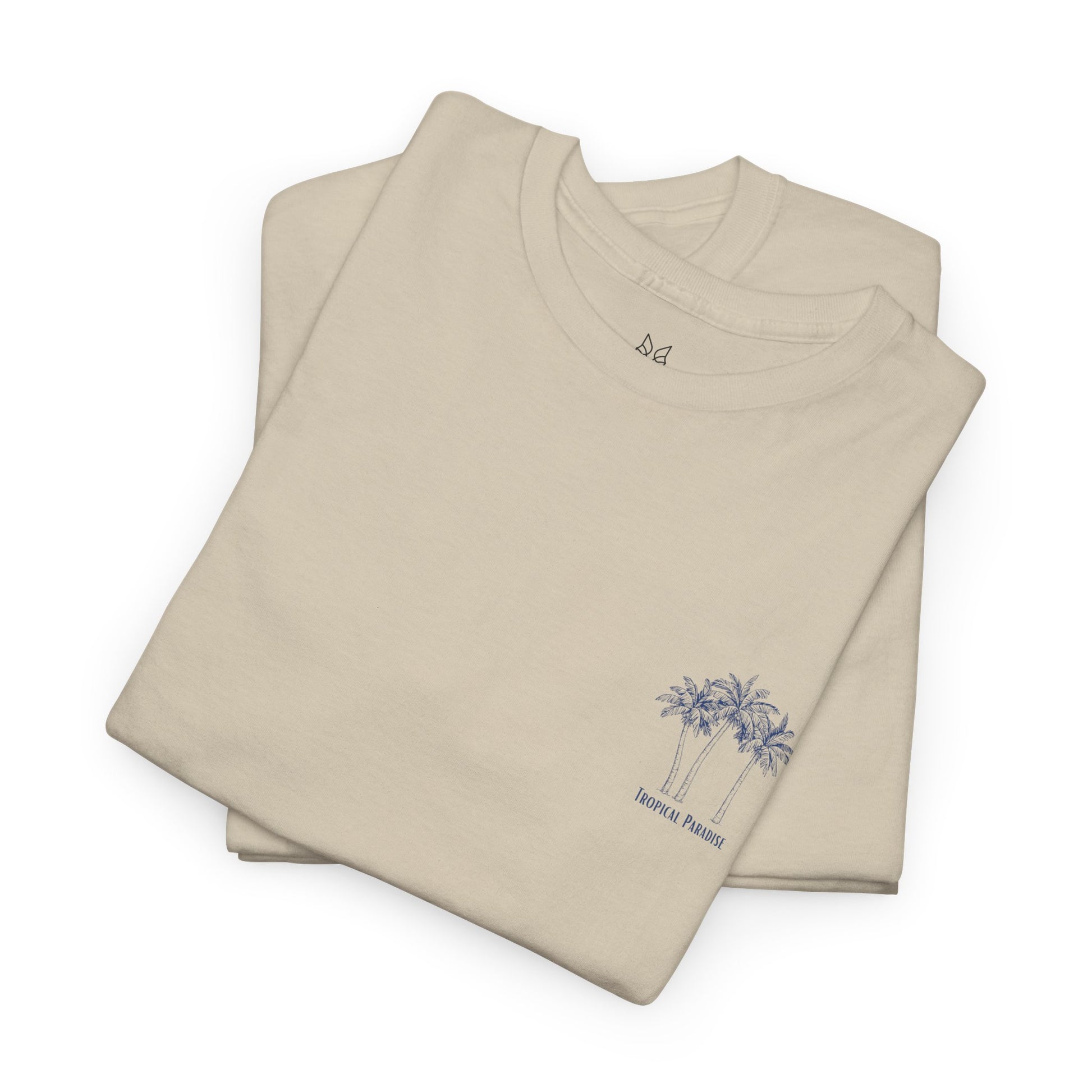 Palm Tree Print Cotton T-Shirt – Casual Summer Tee, Beachwear, Tropical Graphic Shirt, Everyday Comfort - Wolf Aura Co