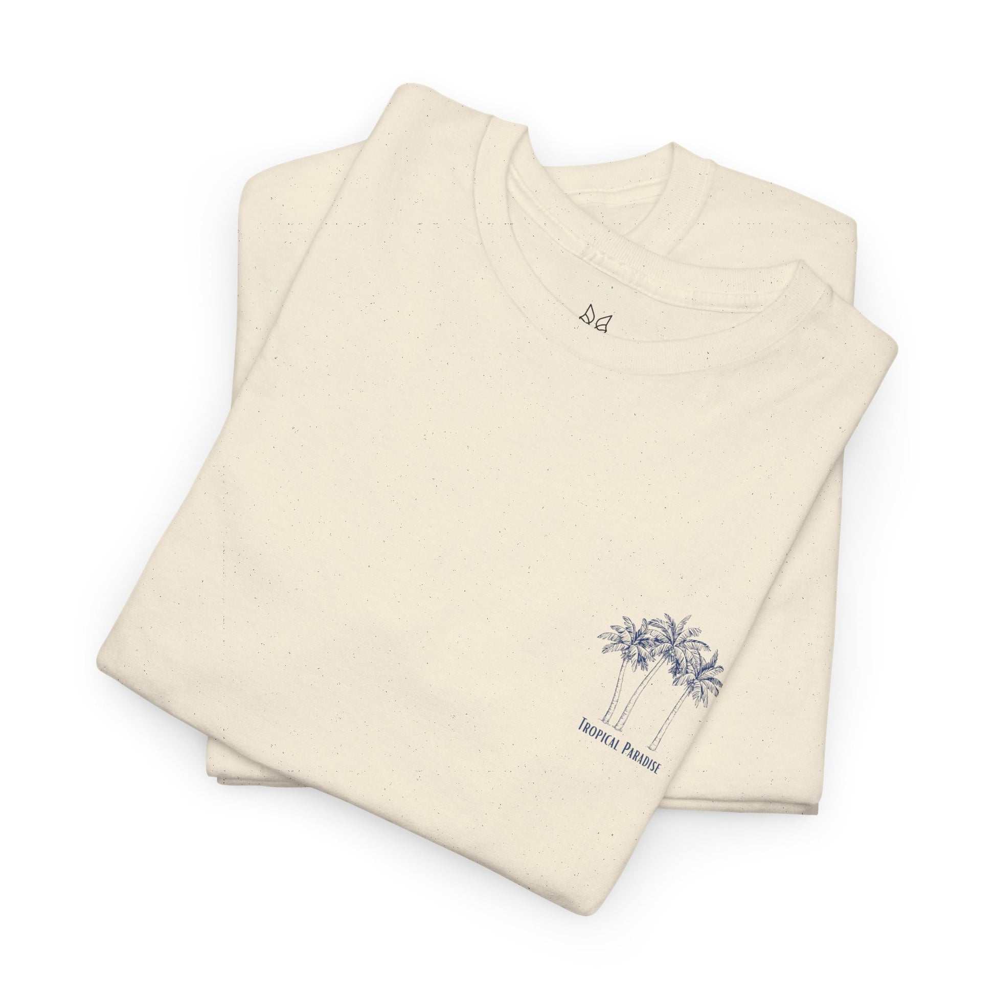 Palm Tree Print Cotton T-Shirt – Casual Summer Tee, Beachwear, Tropical Graphic Shirt, Everyday Comfort - Wolf Aura Co