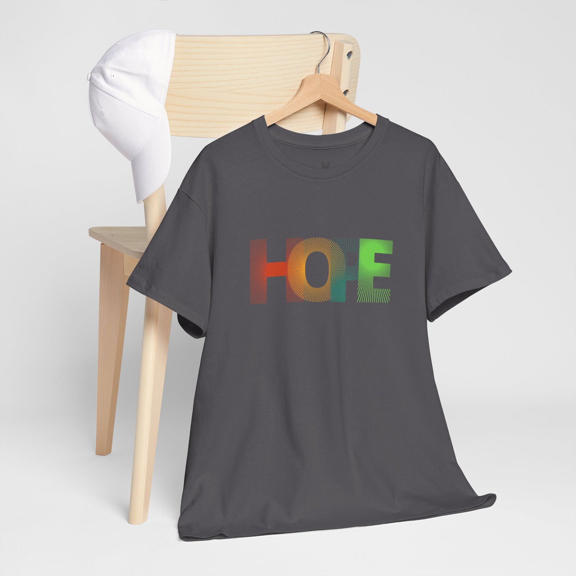 Unisex Hope Graphic Tee – Motivational Casual Wear - Wolf Aura Co